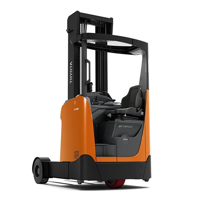 BT Reflex RRE160HR reach truck, outside adapted. Product photo from the front.