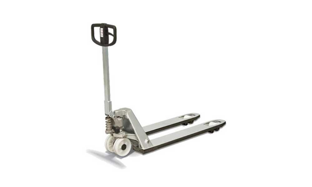 Toyota hand pallet truck LHM200ST in stainless steel