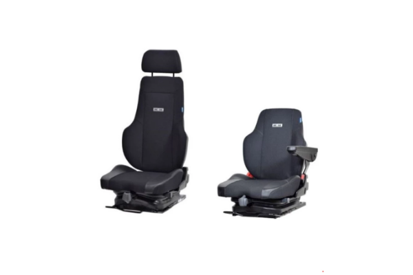 Product image of two seat types against a white background. 