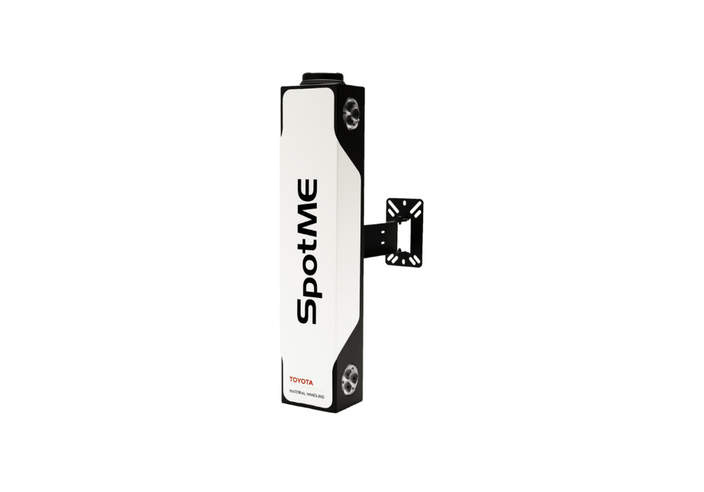 SpotMe warning device with white background